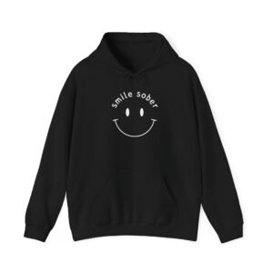 Smile Sober Hoodie - Casual Unisex Sweatshirt
