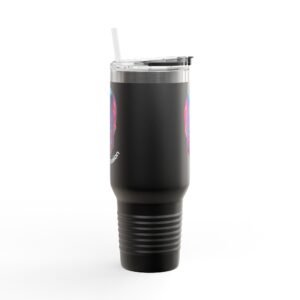 Neon Skull No More Poison Insulated Travel Mug, 40oz